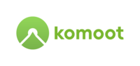 Komoot Greenbay logo featuring a green circle and mountain symbol