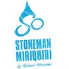 Logo von Stoneman Miriquidi mit Rad und Tropfen in Blau
